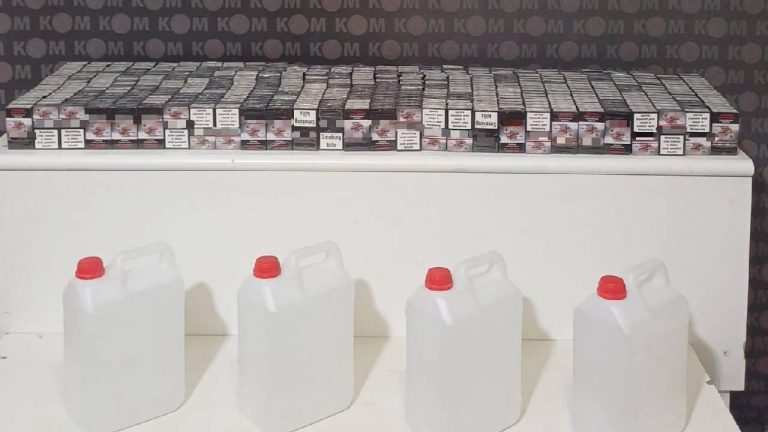 Kırıkkale'de gümrükte kaçak sigara ve etil alkol ele geçirildi